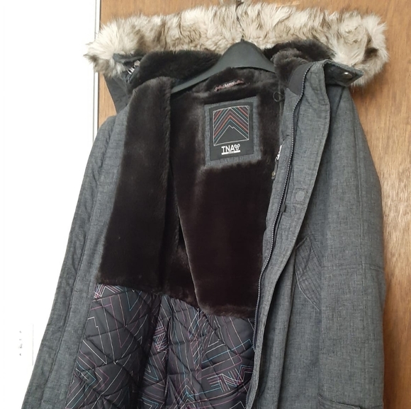 TNA grey parka - Picture 2 of 7